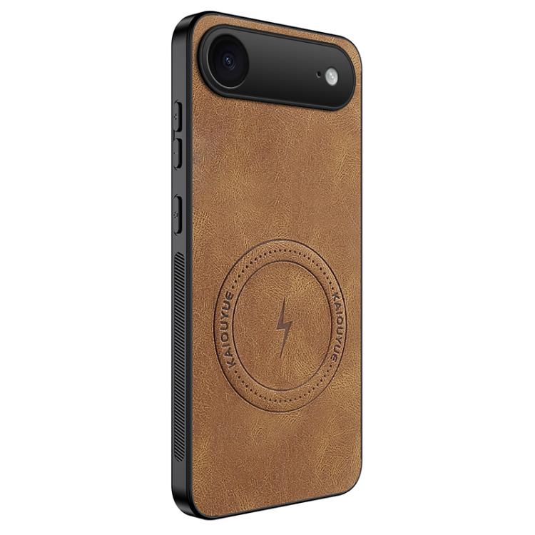 For iPhone Air WANLONFENG SD Series Nappa Texture Magnetic Phone Case(Brown)