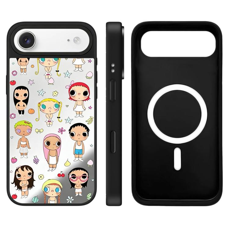 For iPhone Air YUY Series Pattern Camera Control Button Mirror Magnetic Phone Case(YUY Friends)