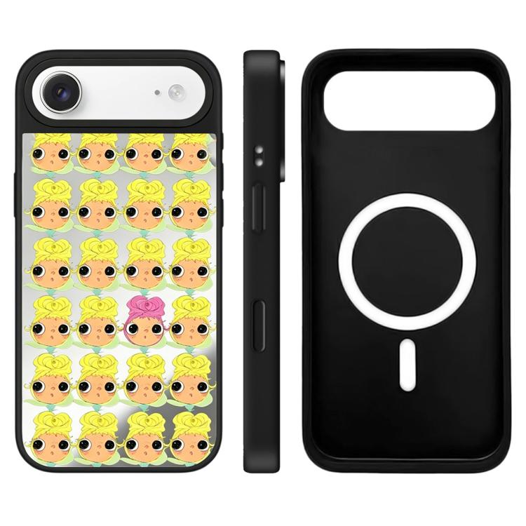For iPhone Air YUY Series Pattern Camera Control Button Mirror Magnetic Phone Case(YUY Rose Heads)