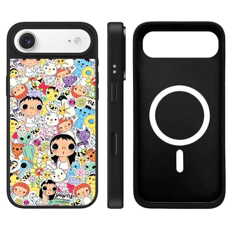 For iPhone Air YUY Series Pattern Camera Control Button Mirror Magnetic Phone Case(YUY Stars Animals)