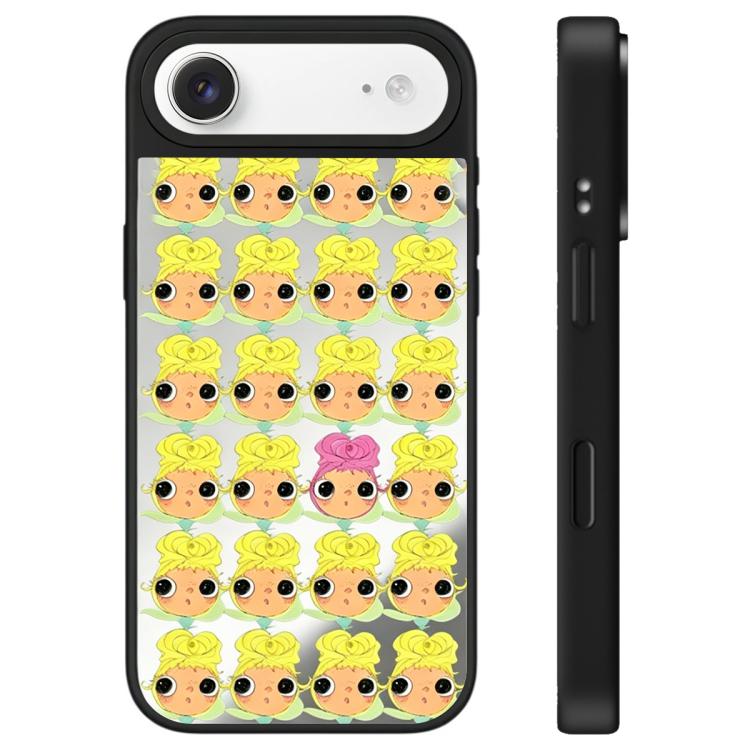 For iPhone Air YUY Series Pattern Camera Control Button Mirror Phone Case(YUY Rose Heads)