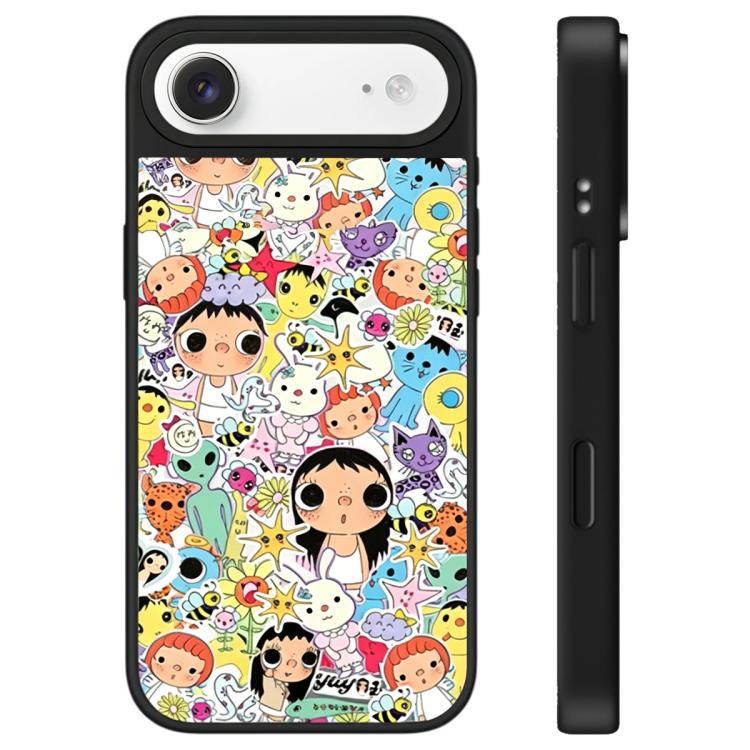 For iPhone Air YUY Series Pattern Camera Control Button Mirror Phone Case(YUY Stars Animals)