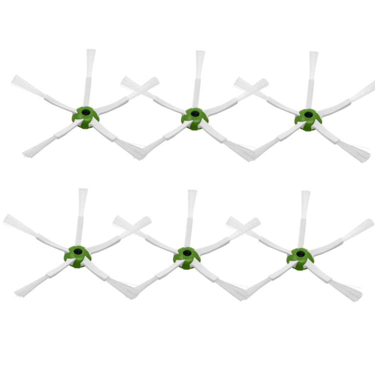 For iRobot i7 i7+ E5 E6 i3 Vacuum Cleaner Accessories 6pcs Pentagonal Side Brush