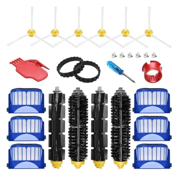 For iRobot Roomba 600 Vacuum Cleaning Accessories Filter, Side Brush, Main Brush