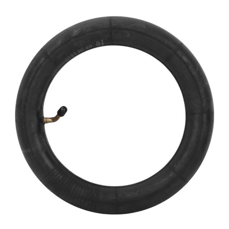 For Kugoo M4 Electric Scooter Anti-Slip Shock-Absorbing Wear-Resistant Rubber Tire 10 x 2.125 45-Degree Curved-Valve Inner Tire
