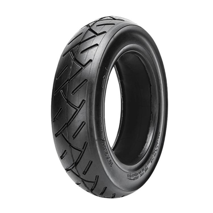 For Kugoo M4 Electric Scooter Anti-Slip Shock-Absorbing Wear-Resistant Rubber Tire 10 x 2.125 Outer Tire