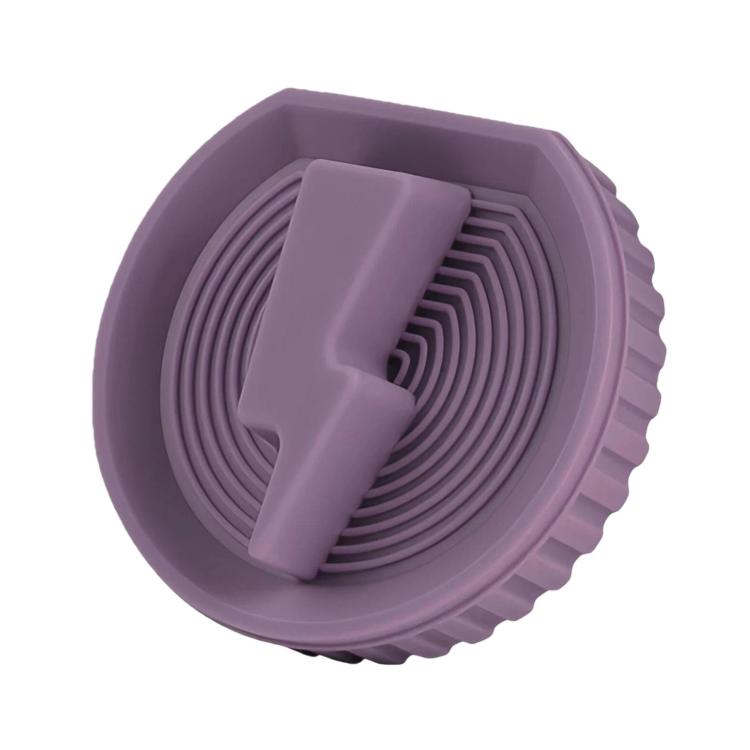 For Leapmotor B10 Silicone Car Charging Port Magnetic Protective Cover, Color: Large Purple