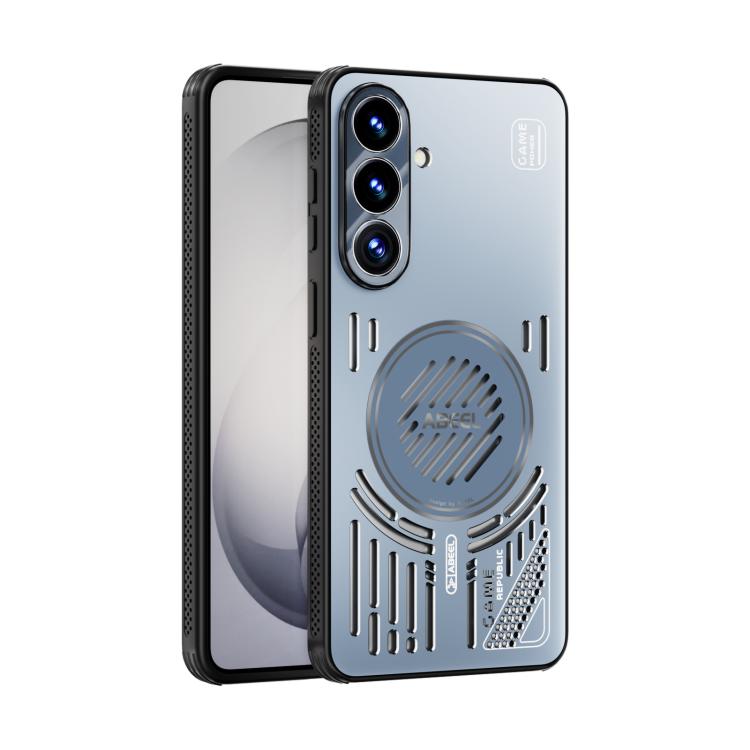 For Samsung Galaxy S26 5G ABEEL Ice Fox Series Magsafe Heat Sink Cooling Phone Case(Blue)