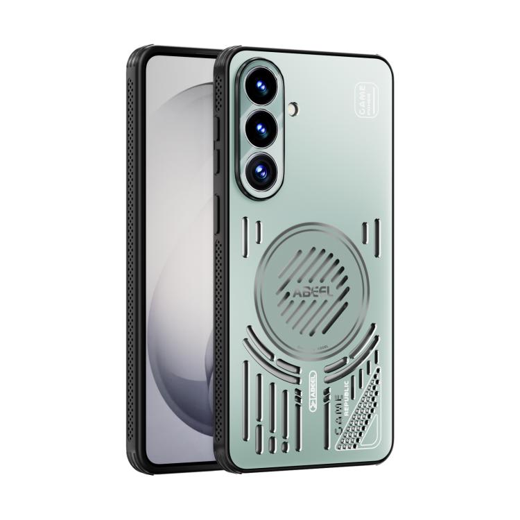 For Samsung Galaxy S26 5G ABEEL Ice Fox Series Magsafe Heat Sink Cooling Phone Case(Light Green)