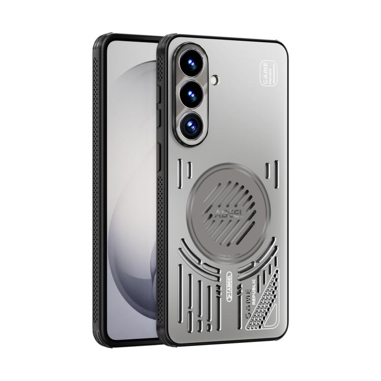 For Samsung Galaxy S26 5G ABEEL Ice Fox Series Magsafe Heat Sink Cooling Phone Case(Titanium Gray)