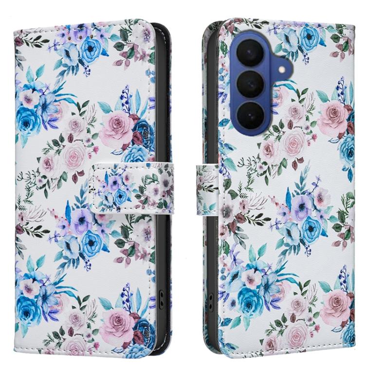 For Samsung Galaxy S26 5G BF42 Color Painting Leather Phone Case(Floral)