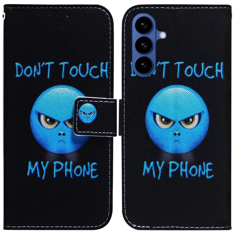 For Samsung Galaxy S26 5G Coloured Drawing Flip Leather Phone Case(Anger)