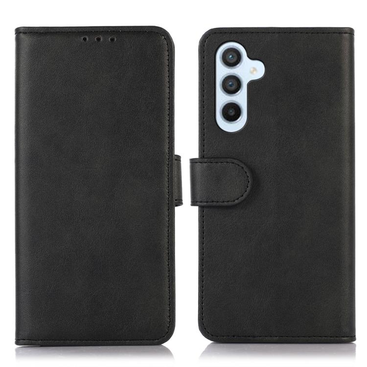 For Samsung Galaxy S26 5G Cow Texture Flip Leather Phone Case(Black)