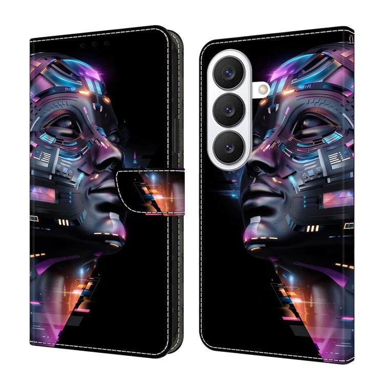 For Samsung Galaxy S26 5G Crystal-Like Painted Vegan Leather Phone Case(Wanderer)