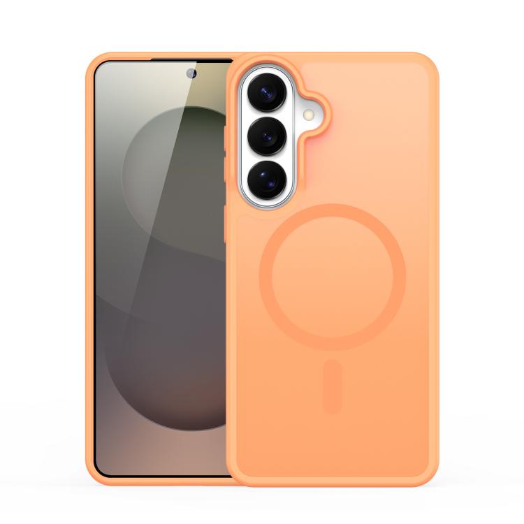 For Samsung Galaxy S26 5G DUX DUCIS Yind Series MagSafe TPU Hybrid PC Phone Case(Orange)
