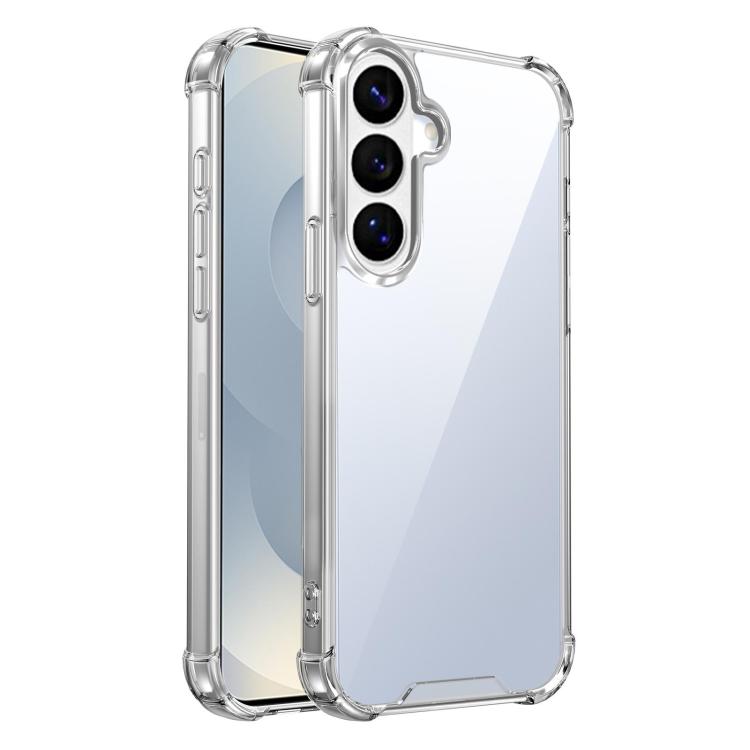 For Samsung Galaxy S26 5G Four-corner Shockproof Acrylic +TPU Phone Case(Transparent)