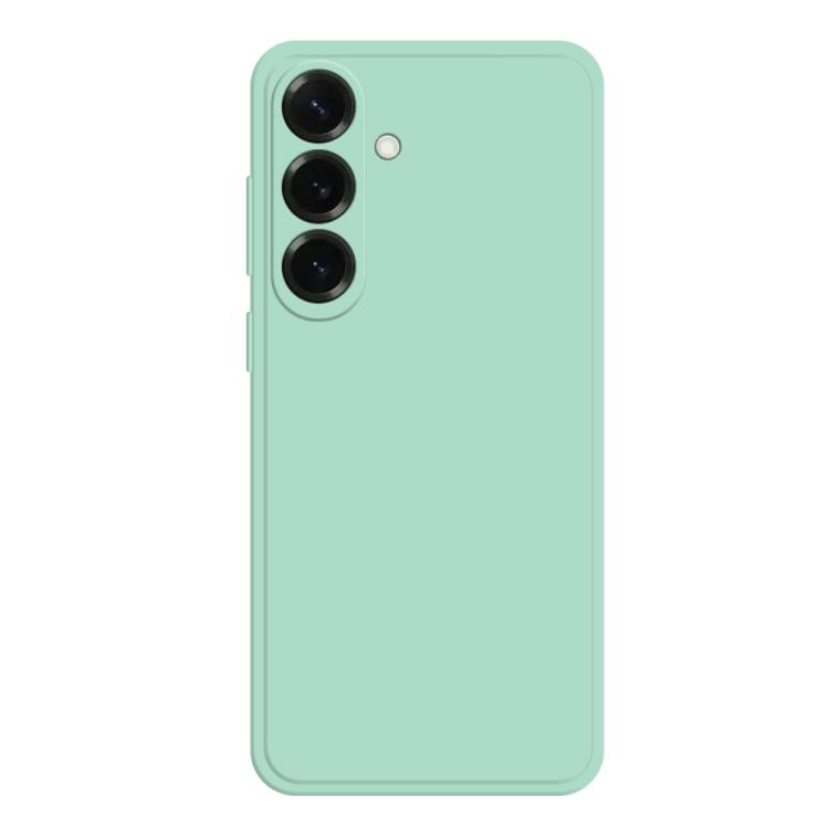 For Samsung Galaxy S26 5G Imitation Liquid Silicone Phone Case(Light Cyan)