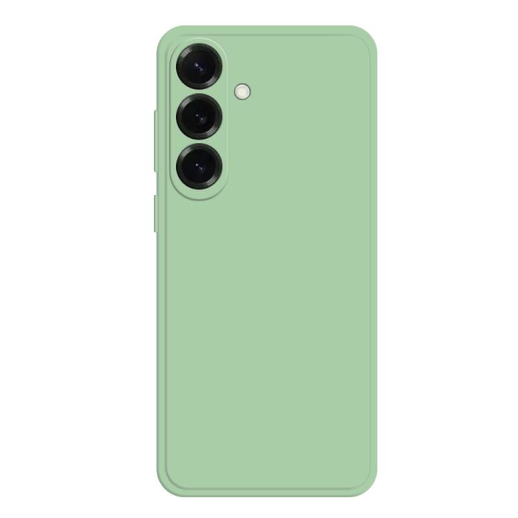 For Samsung Galaxy S26 5G Imitation Liquid Silicone Phone Case(Matcha Green)