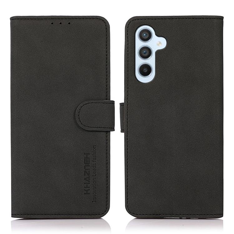 For Samsung Galaxy S26 5G KHAZNEH Matte Texture Leather Phone Case(Black)