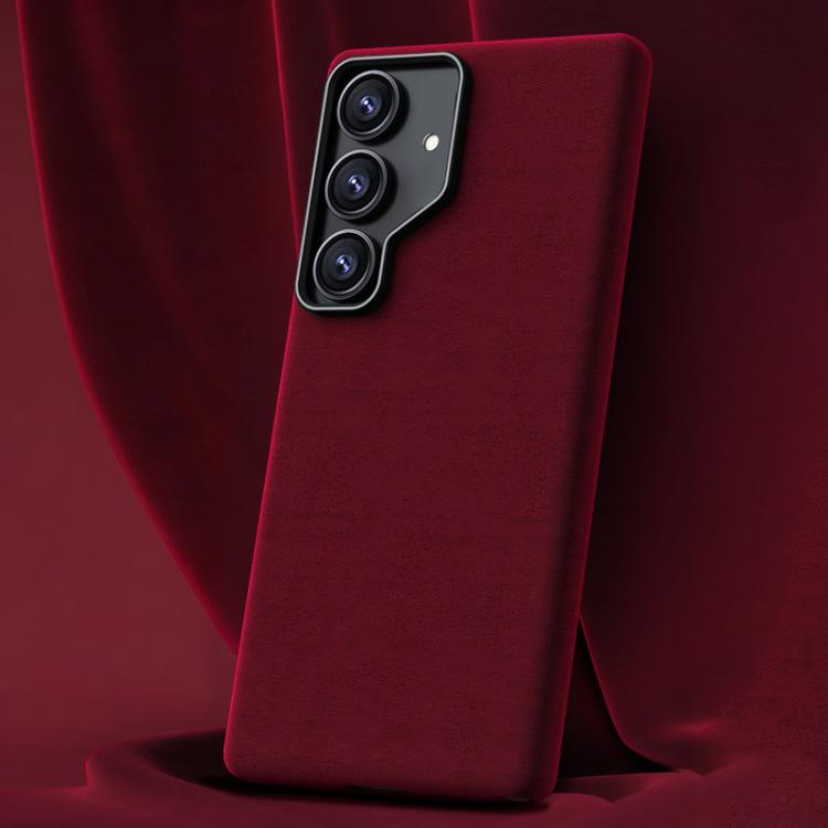 For Samsung Galaxy S26 5G Ottilan Series Full Coverage Magnetic Microfiber Leather PC Phone Case(Red)