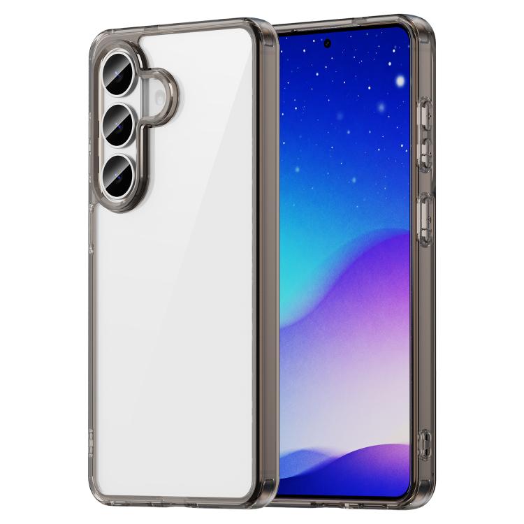 For Samsung Galaxy S26 5G PC Hybrid TPU Airbag Shockproof Phone Case(Transparent Black)