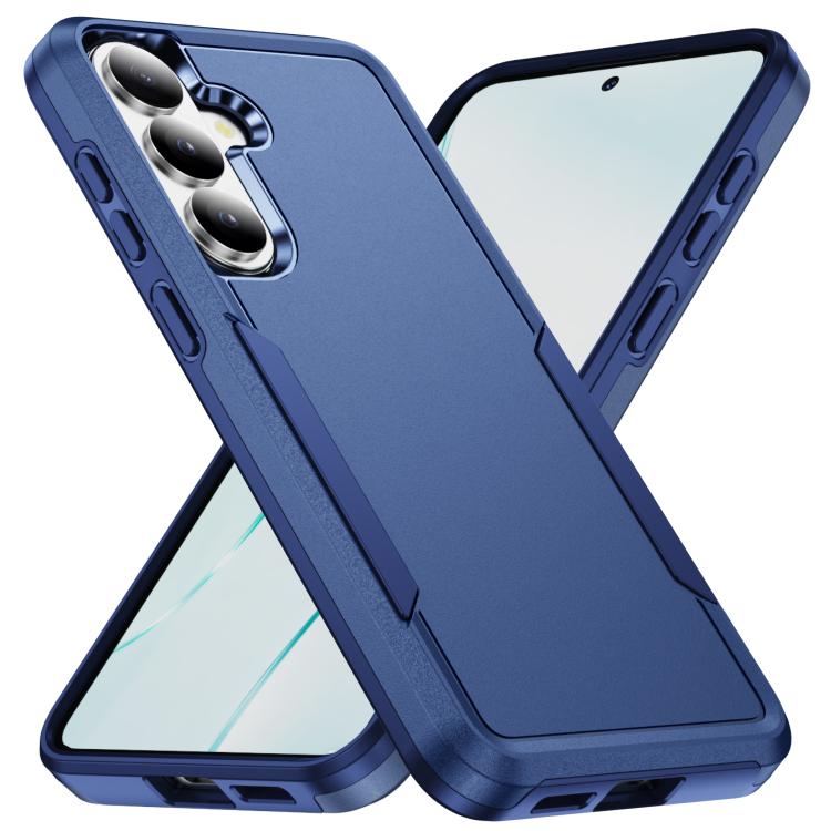 For Samsung Galaxy S26 5G Pioneer Armor Heavy Duty PC Hybrid TPU Phone Case(Blue)
