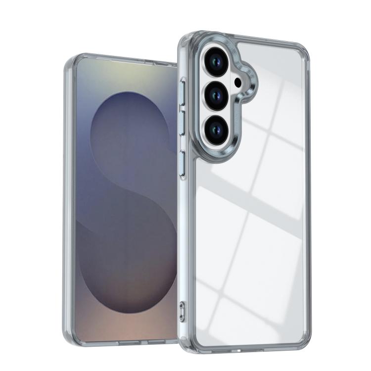 For Samsung Galaxy S26 5G Shine High Transparency Acrylic Phone Case(Black)