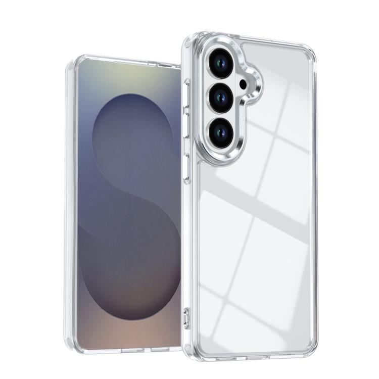 For Samsung Galaxy S26 5G Shine High Transparency Acrylic Phone Case(White)