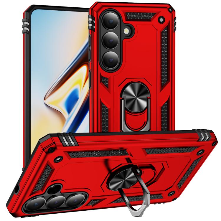 For Samsung Galaxy S26 5G Shockproof TPU + PC Phone Case(Red)
