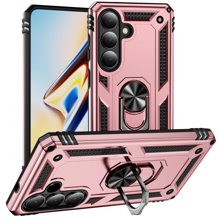 For Samsung Galaxy S26 5G Shockproof TPU + PC Phone Case(Rose Gold)
