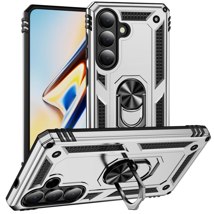 For Samsung Galaxy S26 5G Shockproof TPU + PC Phone Case(Silver)