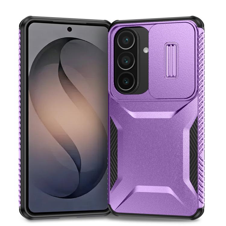 For Samsung Galaxy S26 5G Sliding Camshield Phone Case(Purple)