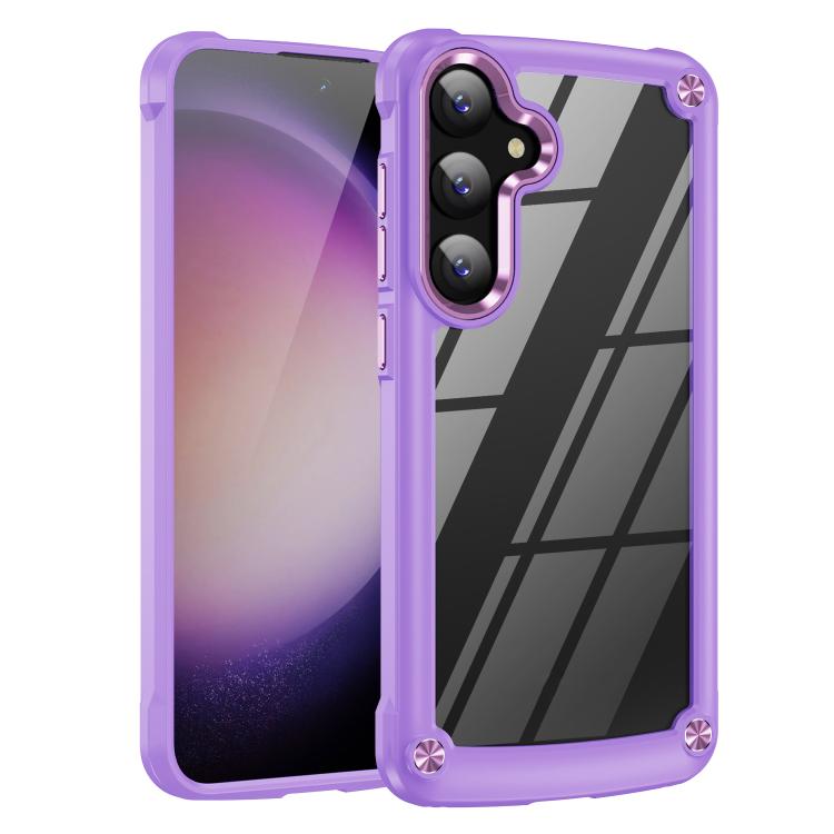 For Samsung Galaxy S26 5G TPU + PC Lens Protection Phone Case(Purple)
