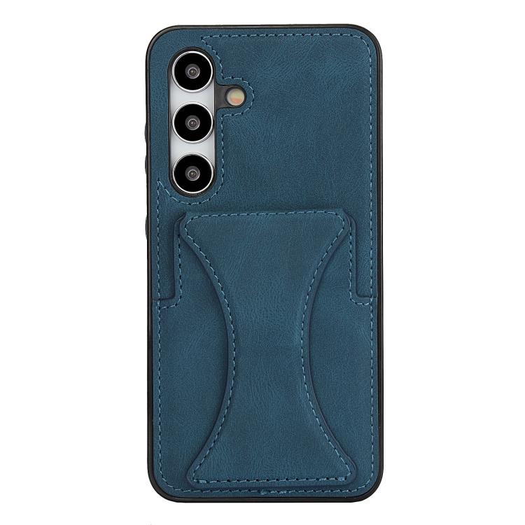 For Samsung Galaxy S26 5G Ultra-thin Shockproof Phone Protective Case with Holder(Blue)