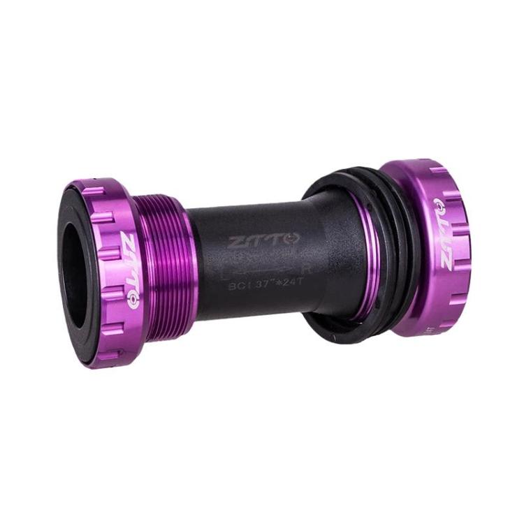 For Shimano / FSA ZTTO BB91 Mountain Road Bike Bottom Bracket Press-Fit Threaded Bottom Bracket(Purple)