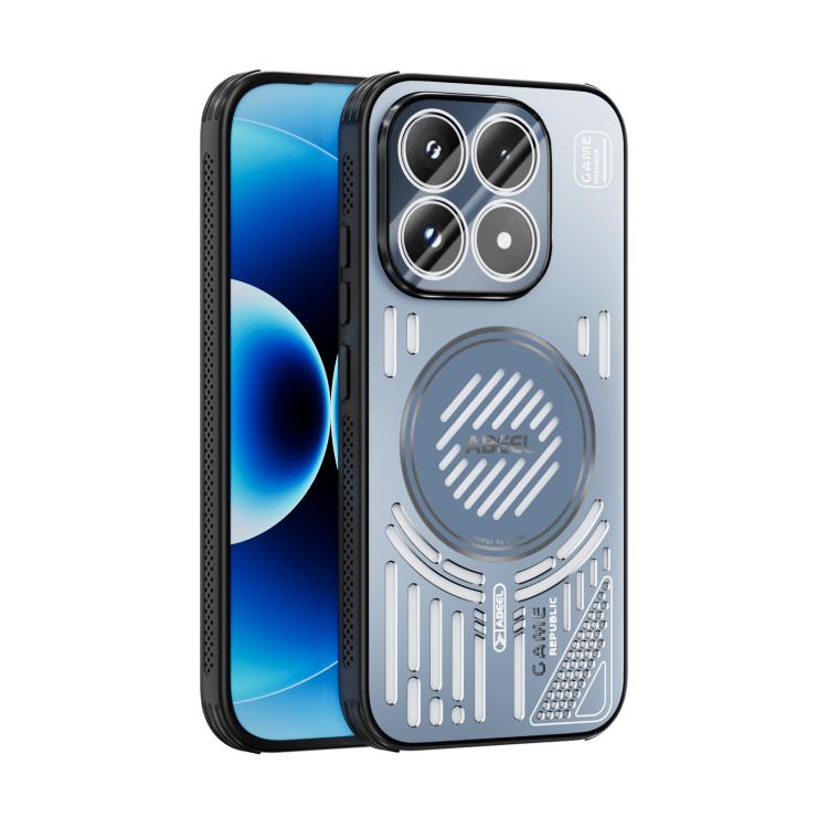 For Xiaomi 17 ABEEL Ice Fox Series Magsafe Heat Sink Cooling Phone Case(Blue)