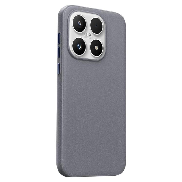 For Xiaomi 17 Boundless Series Rock Sand Magnetic Phone Case(Grey)