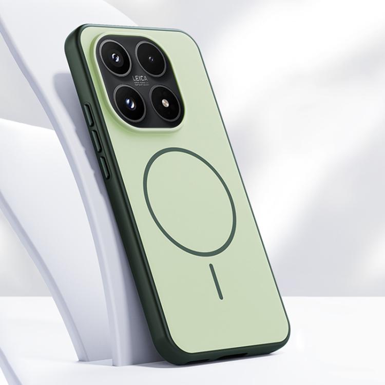 For Xiaomi 17 Boundless Series Skin Feel Magnetic Full Coverage Phone Case(Matcha Green)