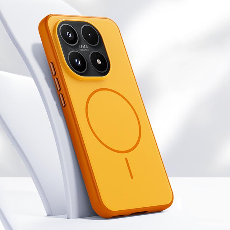 For Xiaomi 17 Boundless Series Skin Feel Magnetic Full Coverage Phone Case(Orange)