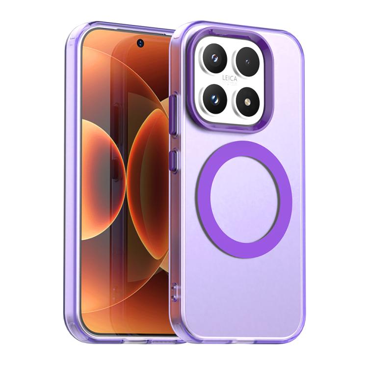 For Xiaomi 17 Candy Magsafe PC Hybrid TPU Phone Case(Purple)