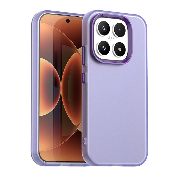 For Xiaomi 17 Candy PC Hybrid TPU Shockproof Phone Case(Purple)