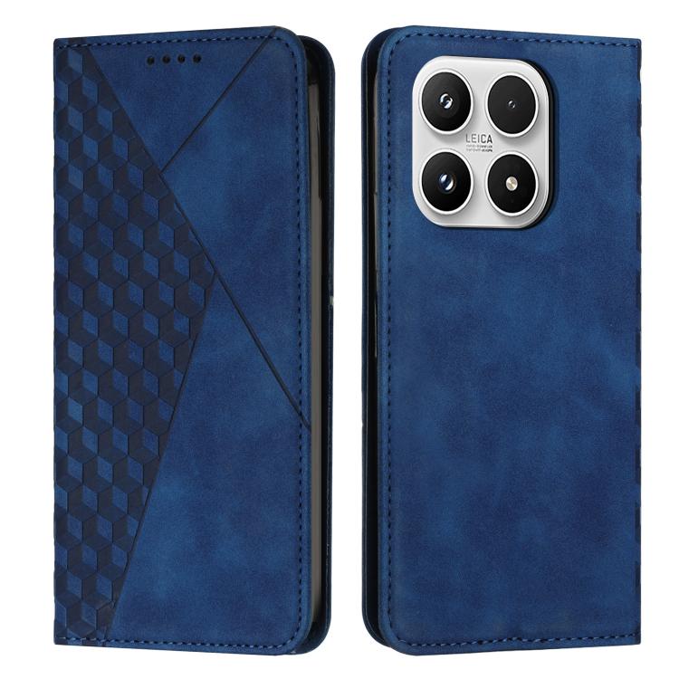 For Xiaomi 17 Diamond Splicing Skin Feel Magnetic Leather Phone Case(Blue)