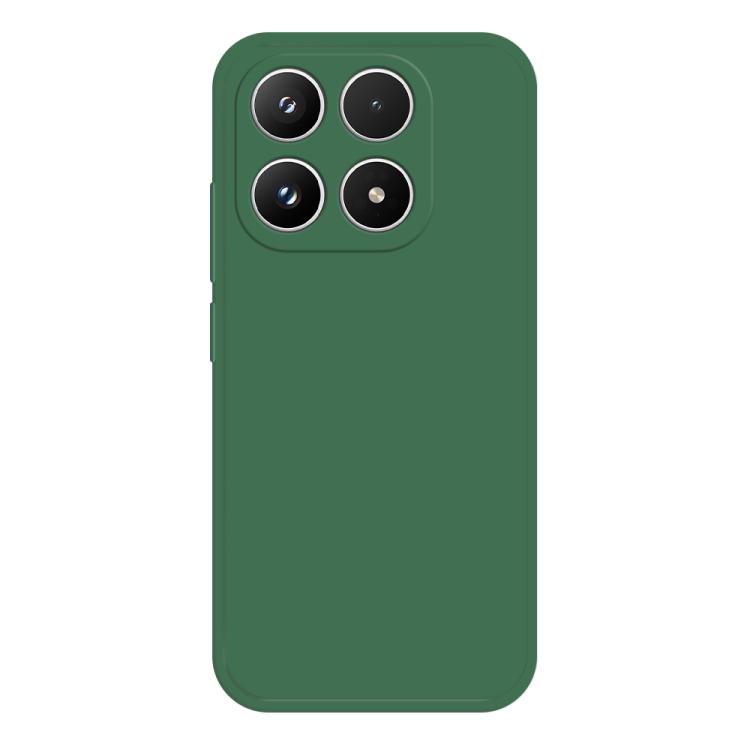 For Xiaomi 17 Imitation Liquid Silicone Phone Case(Dark Green)