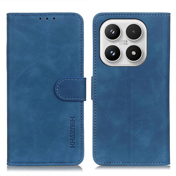 For Xiaomi 17 KHAZNEH Retro Texture Flip Leather Phone Case(Blue)