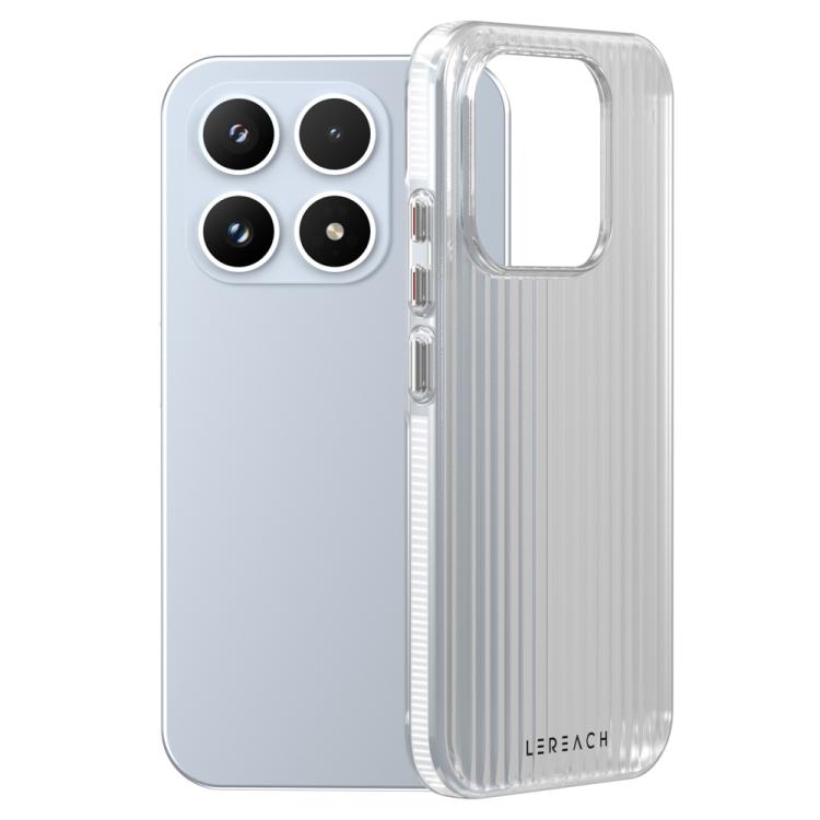 For Xiaomi 17 LeReach TOC Icicle Series Ice Mist Double-Sided Non-Slip Phone Case(White)
