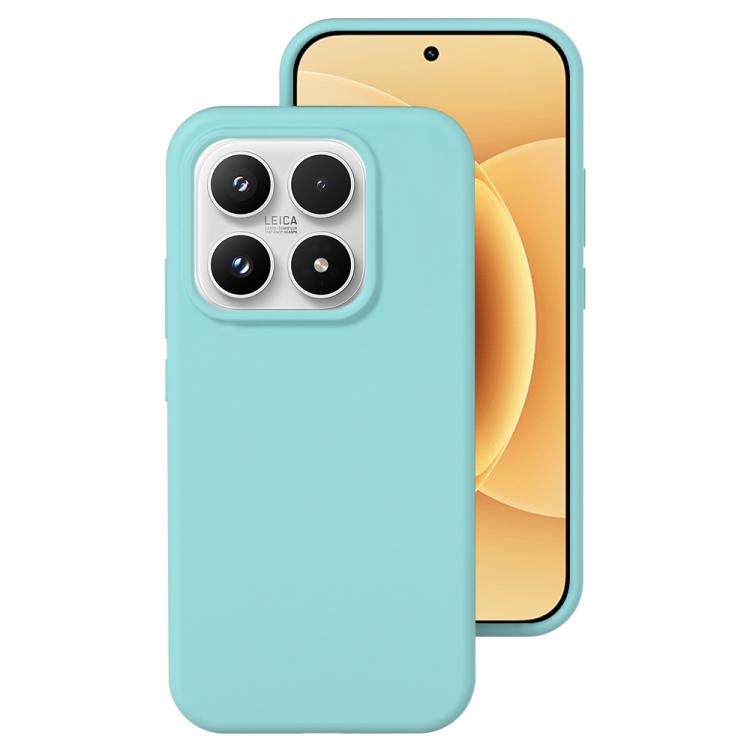 For Xiaomi 17 Liquid Silicone Skin-friendly Shockproof Phone Case(Blue)