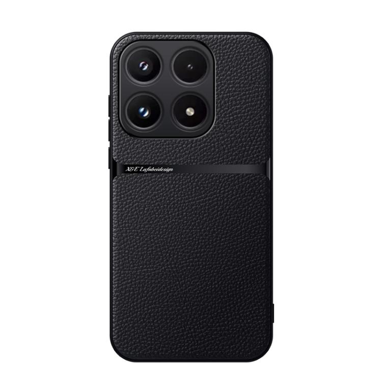 For Xiaomi 17 Litchi Leather Magnetic Full Coverage Shockproof Phone Case(Black)