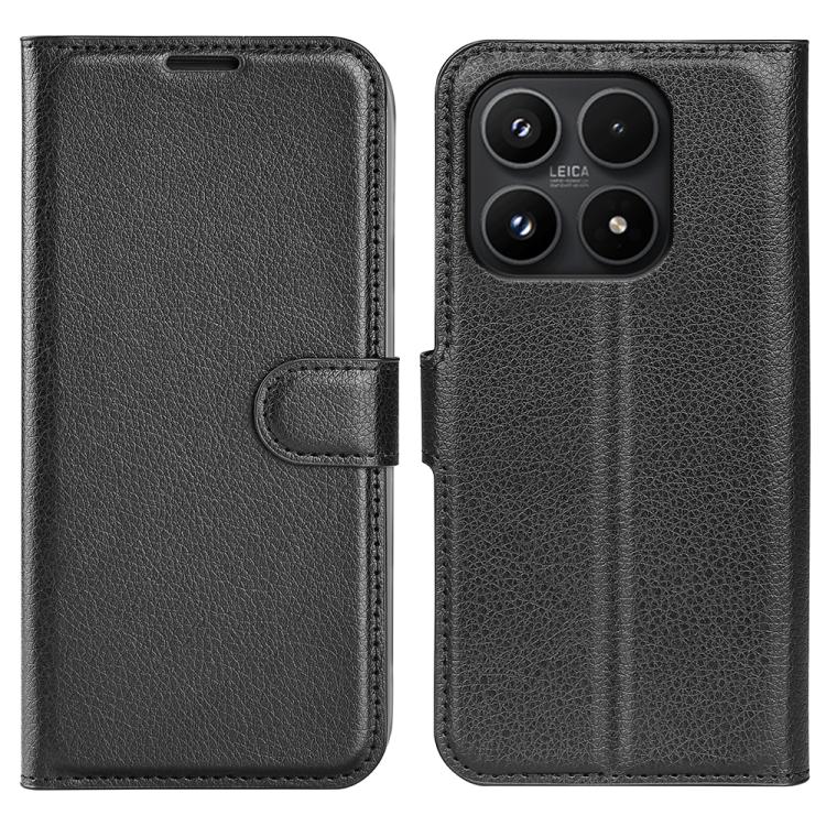 For Xiaomi 17 Litchi Texture Horizontal Flip Leather Phone Case with Holder(Black)