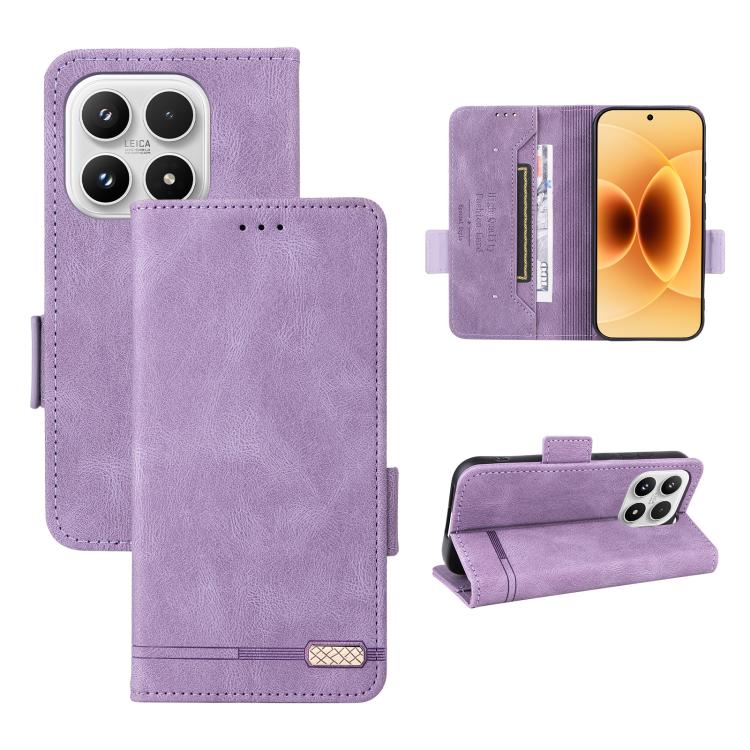 For Xiaomi 17 Magnetic Clasp Leather Phone Case(Purple)