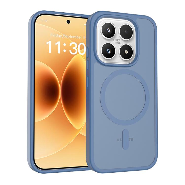 For Xiaomi 17 Skin Feel TPU Hybrid PC MagSafe Phone Case(Blue)
